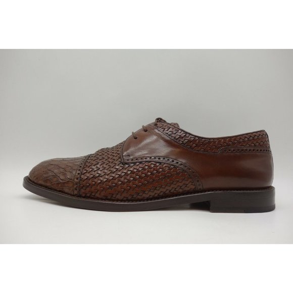 Church\'s Spain Brown Genuine Exotic Crocodile Cap Toe Oxfords Mens 8 UK / US 9 M main image 5